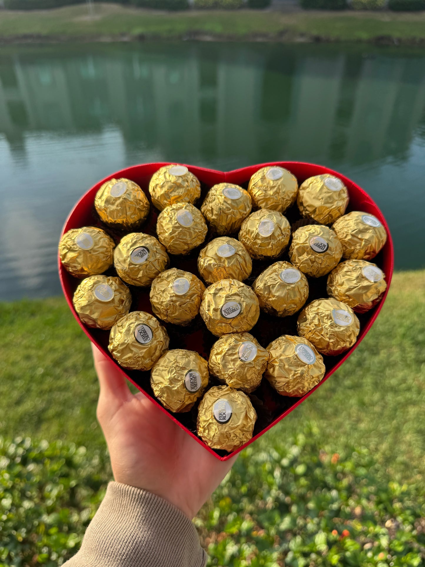 Corazón de chocolate